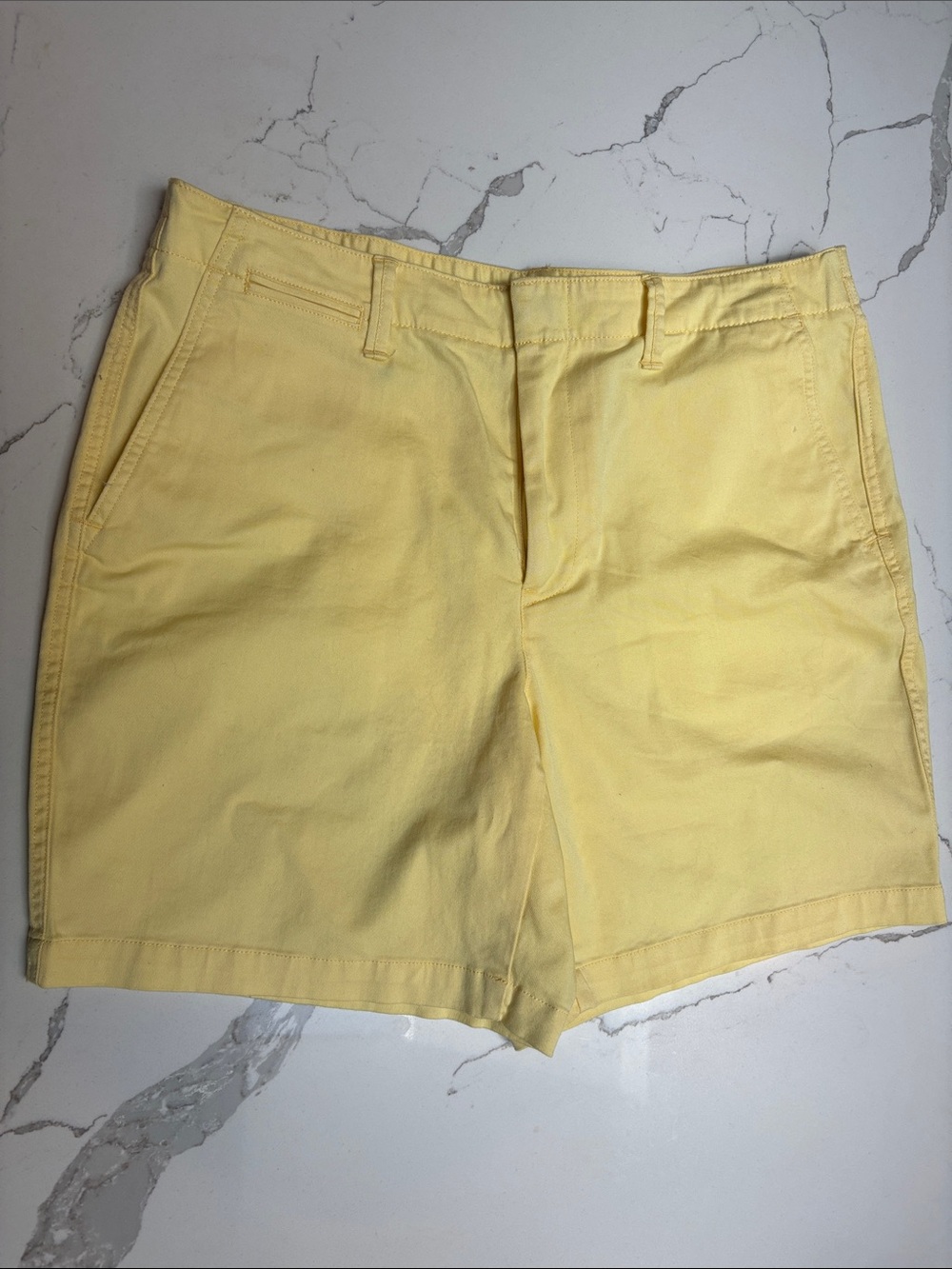 Lands’ End Butter Yellow Women’s Cotton Shorts